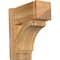 Ekena Millwork Imperial Rough Sawn Arts and Crafts Outlooker, Western Red Cedar, 8"W x 18"D x 18"H OUT08X18X18IMP03RWR - alternate 1